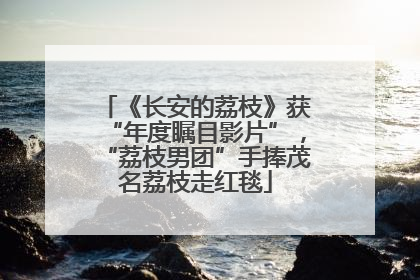 《长安的荔枝》获“年度瞩目影片”，“荔枝男团”手捧茂名荔枝走红毯