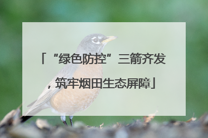 “绿色防控”三箭齐发，筑牢烟田生态屏障