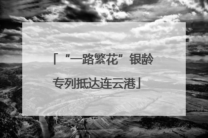 “一路繁花”银龄专列抵达连云港
