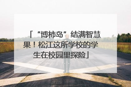 “博柿岛”结满智慧果！松江这所学校的学生在校园里探险