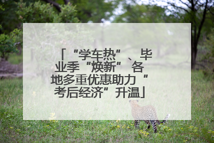 “学车热”、毕业季“焕新” 各地多重优惠助力“考后经济”升温