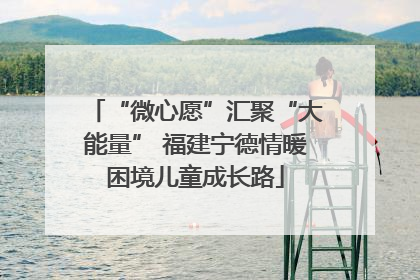 “微心愿”汇聚“大能量” 福建宁德情暖困境儿童成长路