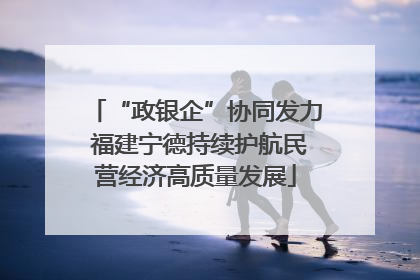 “政银企”协同发力 福建宁德持续护航民营经济高质量发展