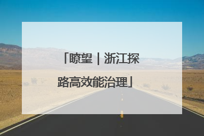 瞭望｜浙江探路高效能治理