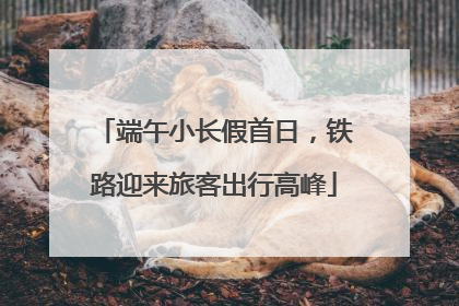 端午小长假首日，铁路迎来旅客出行高峰