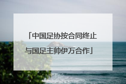 中国足协按合同终止与国足主帅伊万合作