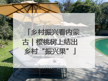 乡村振兴看内蒙古｜樱桃树上结出乡村“振兴果”