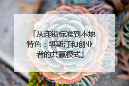 从连锁标准到本地特色：塔斯汀和创业者的共赢模式