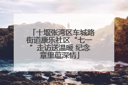 十堰张湾区车城路街道康乐社区“七一”走访送温暖 纪念章里蕴深情