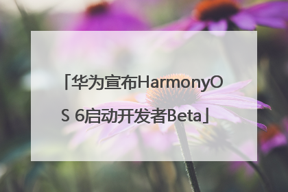 华为宣布HarmonyOS 6启动开发者Beta