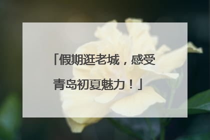 假期逛老城，感受青岛初夏魅力！
