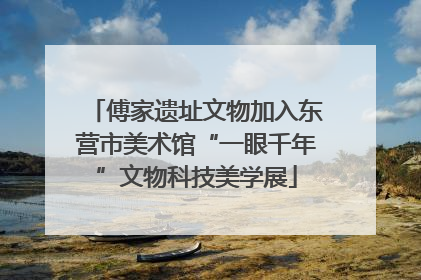 傅家遗址文物加入东营市美术馆“一眼千年”文物科技美学展