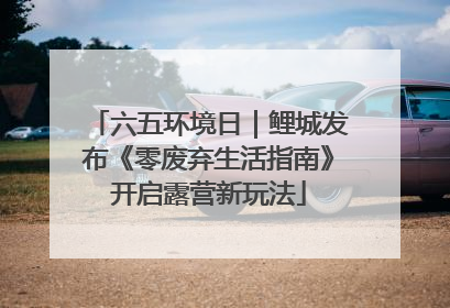 六五环境日｜鲤城发布《零废弃生活指南》开启露营新玩法