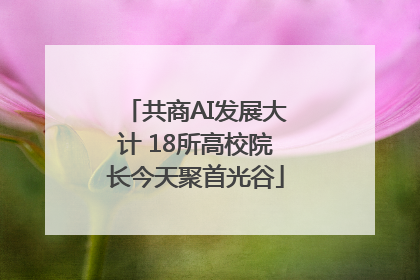 共商AI发展大计 18所高校院长今天聚首光谷