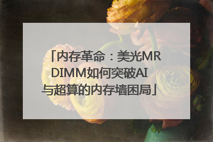 内存革命：美光MRDIMM如何突破AI与超算的内存墙困局