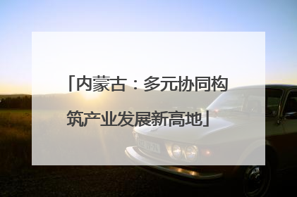 内蒙古：多元协同构筑产业发展新高地