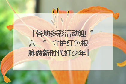 各地多彩活动迎“六一” 守护红色根脉做新时代好少年
