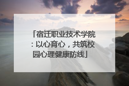 宿迁职业技术学院：以心育心，共筑校园心理健康防线