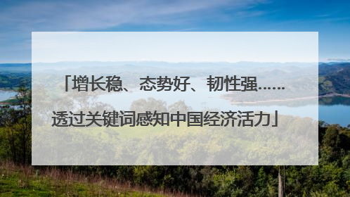 增长稳、态势好、韧性强……透过关键词感知中国经济活力