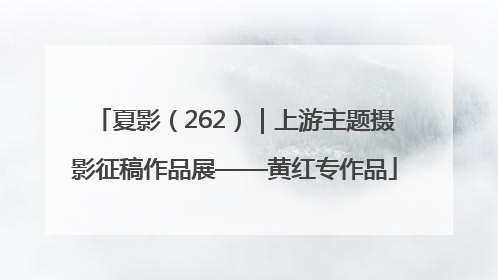 夏影（262）｜上游主题摄影征稿作品展——黄红专作品