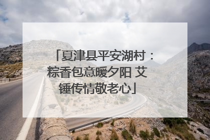 夏津县平安湖村：粽香包意暖夕阳 艾锤传情敬老心