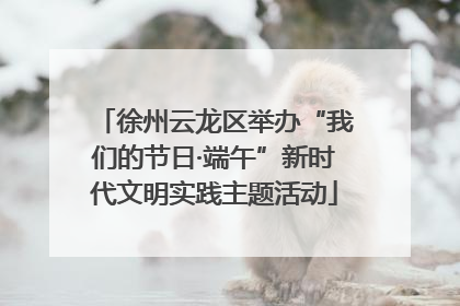 徐州云龙区举办“我们的节日·端午”新时代文明实践主题活动