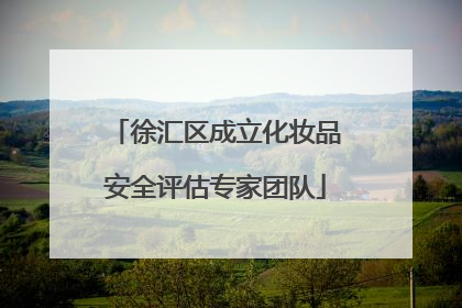 徐汇区成立化妆品安全评估专家团队