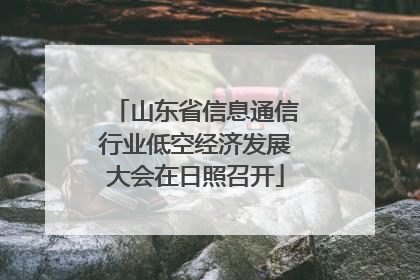 山东省信息通信行业低空经济发展大会在日照召开