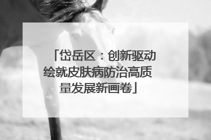 岱岳区：创新驱动绘就皮肤病防治高质量发展新画卷