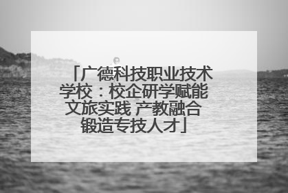 广德科技职业技术学校：校企研学赋能文旅实践 产教融合锻造专技人才