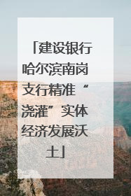 建设银行哈尔滨南岗支行精准“浇灌”实体经济发展沃土