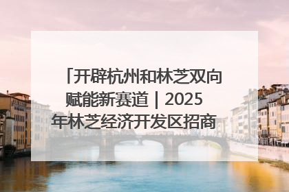 开辟杭州和林芝双向赋能新赛道｜2025年林芝经济开发区招商引资（杭州）推介展销活动在杭举办
