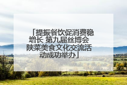 提振餐饮促消费稳增长 第九届丝博会陕菜美食文化交流活动成功举办