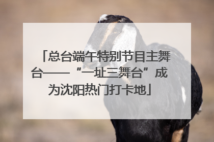 总台端午特别节目主舞台——“一址三舞台”成为沈阳热门打卡地