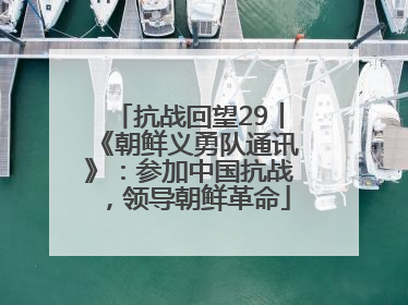 抗战回望29︱《朝鲜义勇队通讯》：参加中国抗战，领导朝鲜革命