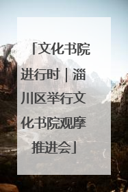 文化书院进行时｜淄川区举行文化书院观摩推进会