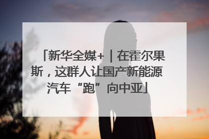 新华全媒+｜在霍尔果斯，这群人让国产新能源汽车“跑”向中亚