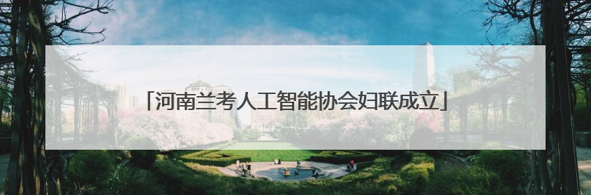 河南兰考人工智能协会妇联成立
