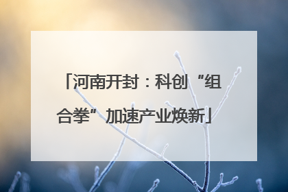 河南开封：科创“组合拳”加速产业焕新