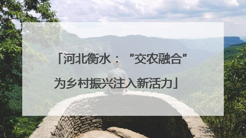 河北衡水：“交农融合”为乡村振兴注入新活力