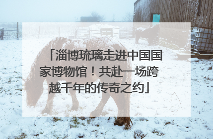 淄博琉璃走进中国国家博物馆！共赴一场跨越千年的传奇之约