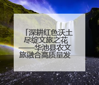 深耕红色沃土 尽绽文旅之花——华池县农文旅融合高质量发展走笔