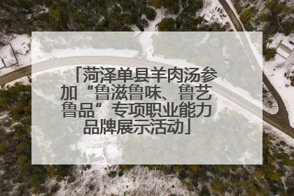 菏泽单县羊肉汤参加“鲁滋鲁味、鲁艺鲁品”专项职业能力品牌展示活动