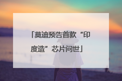 莫迪预告首款“印度造”芯片问世