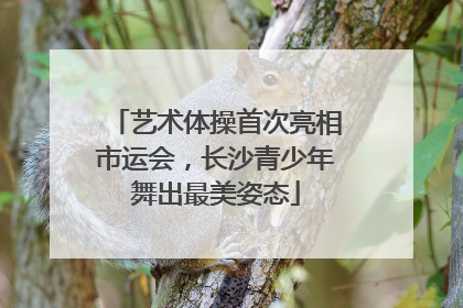 艺术体操首次亮相市运会，长沙青少年舞出最美姿态