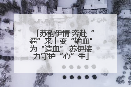 苏韵伊情 奔赴“疆”来丨变“输血”为“造血” 苏伊接力守护“心”生