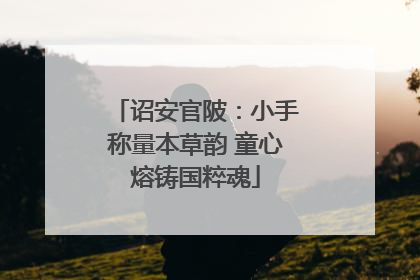 诏安官陂：小手称量本草韵 童心熔铸国粹魂