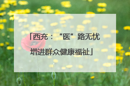 西充：“医”路无忧 增进群众健康福祉