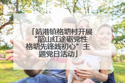 靖港镇格塘村开展“韶山红途砺党性 格塘先锋践初心”主题党日活动