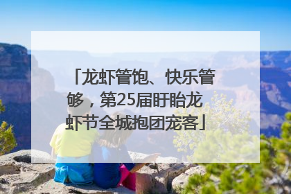 龙虾管饱、快乐管够，第25届盱眙龙虾节全城抱团宠客